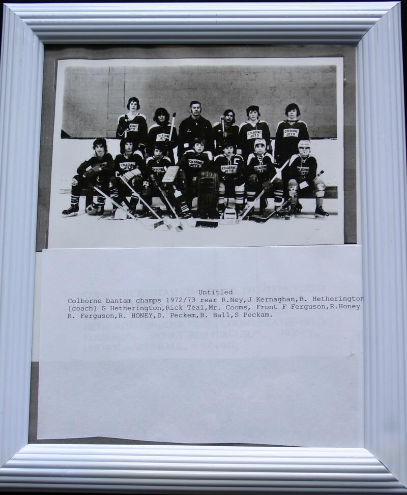 1973 Colborne Bantam hockey champs photo Cobourg and District Sports