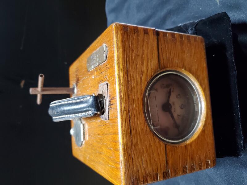 Time clock used for pigeon racing Cobourg and District Sports Hall Of