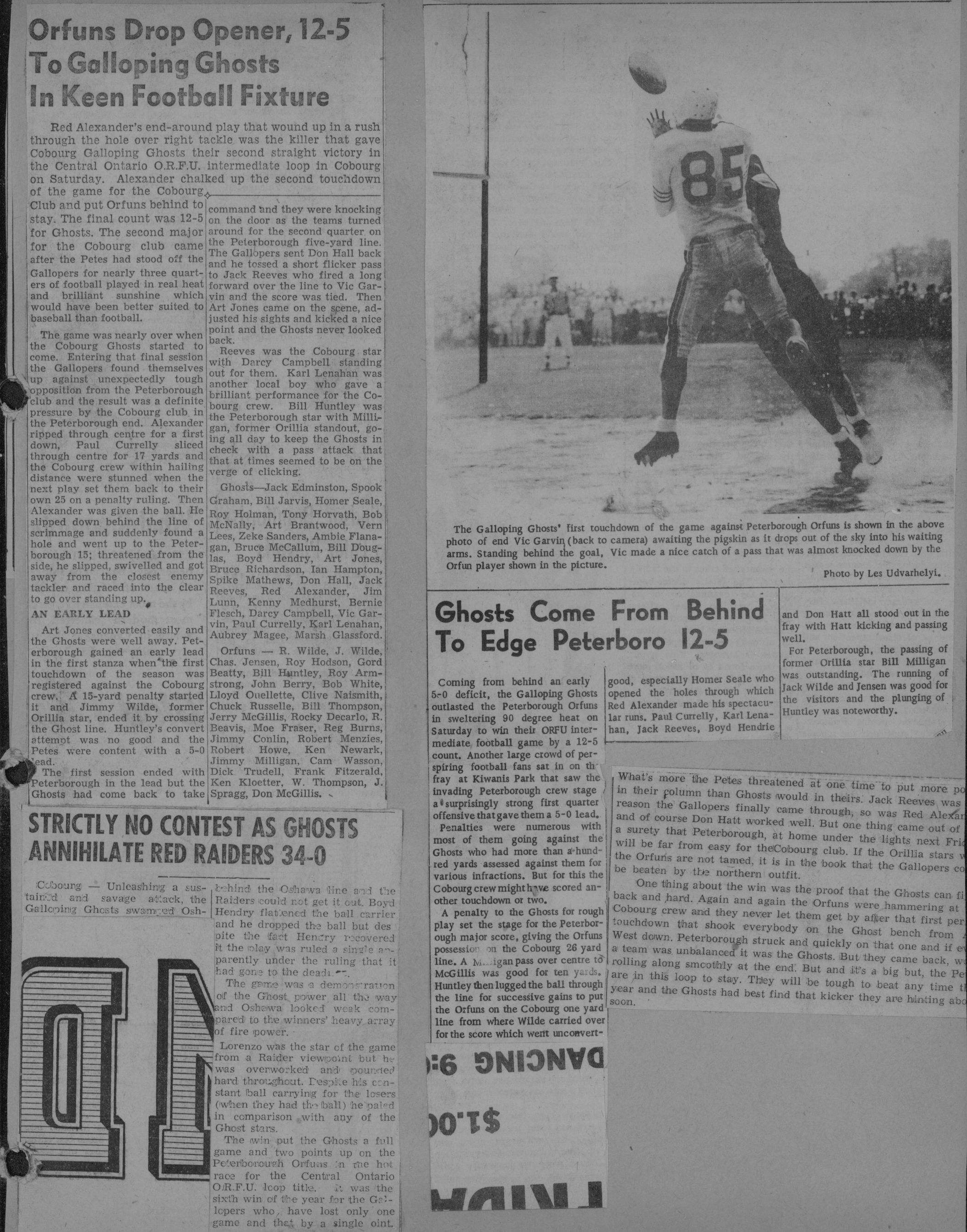 Football -Galloping Ghosts -1952 -A07-season
