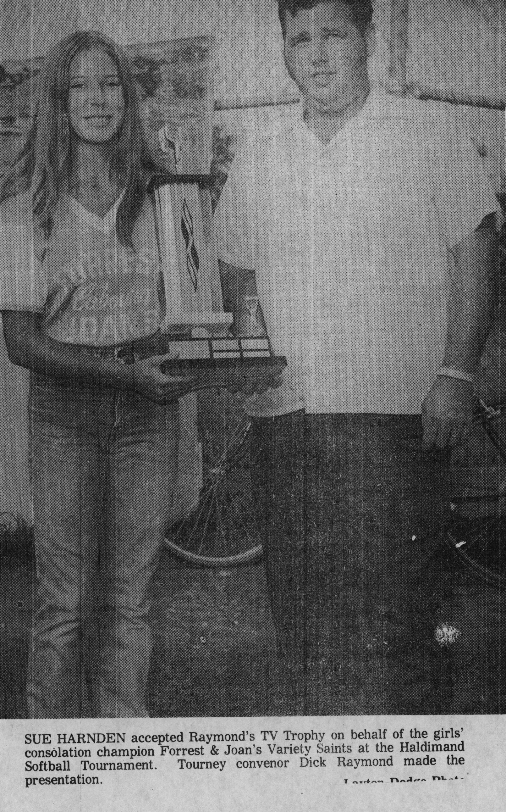 Softball -Grafton Tournament -1975 -Ladies-Cons Champs-F and J Variety