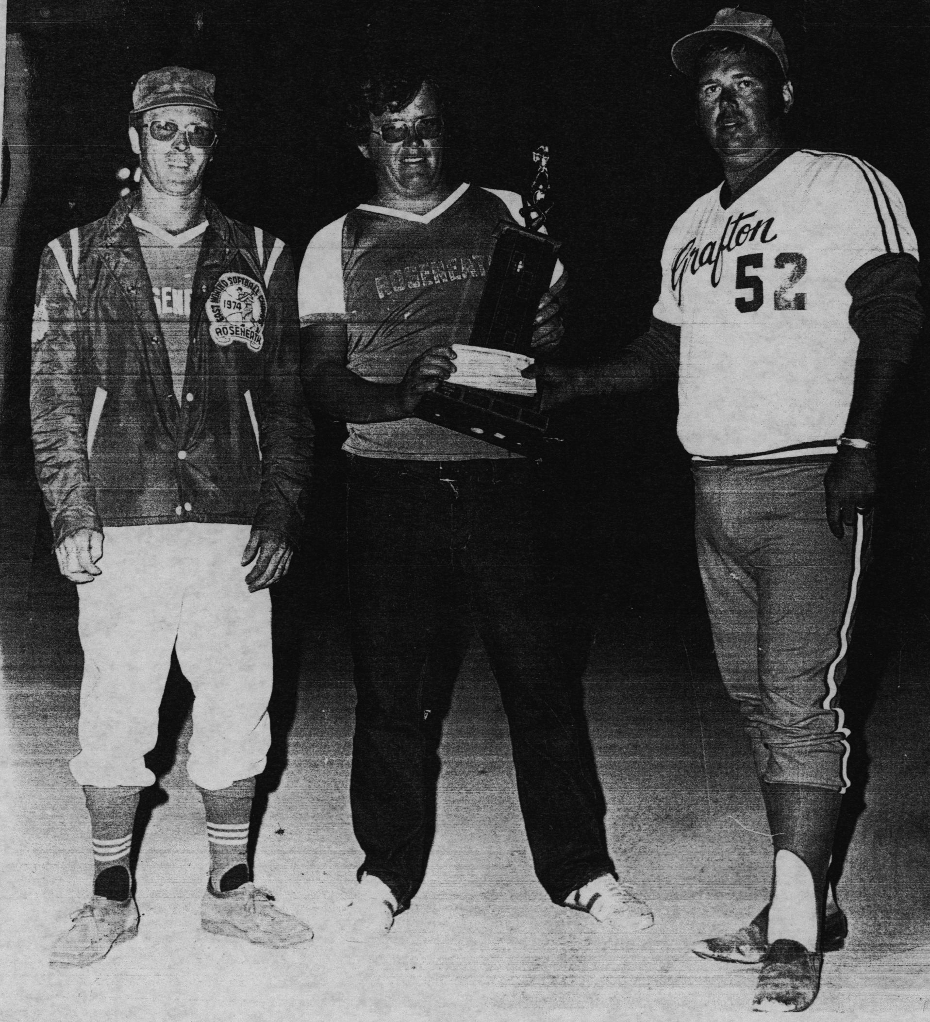 Softball -Grafton Tournament -1976 -Mens-B Champs-Roseneath