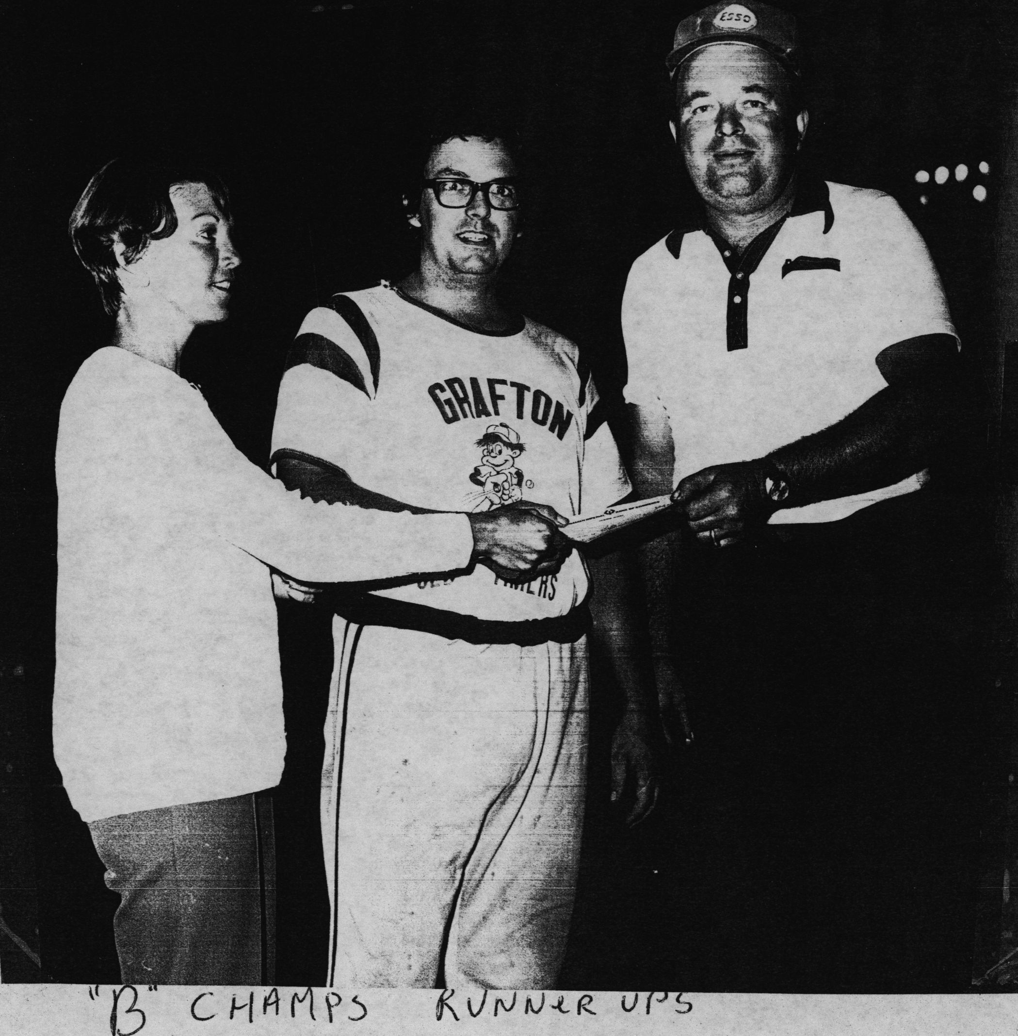 Softball -Grafton Tournament -1977 -Mens-B Runner Up-Grafton Oldtimers