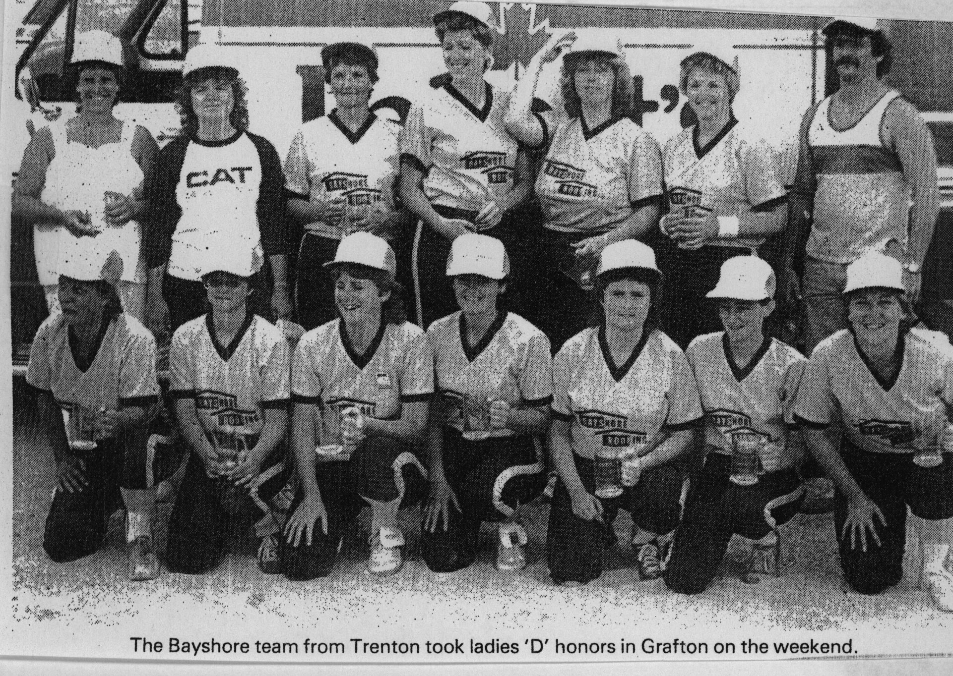 Softball -Grafton Tournament -1985 -Ladies-D Champs-Trenton Bayshore