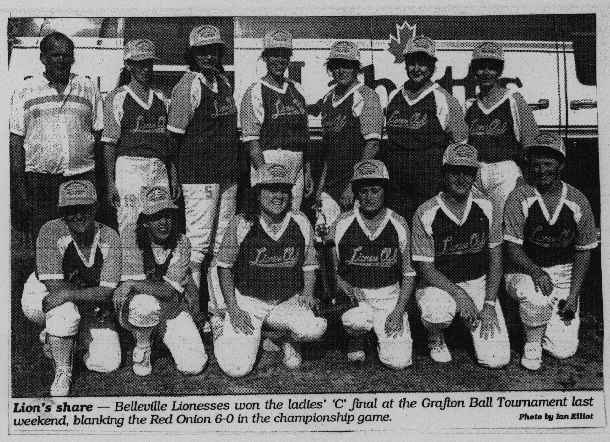 Softball -Grafton Tournament -1989 -Ladies-C Champs-Belleville Lionesses