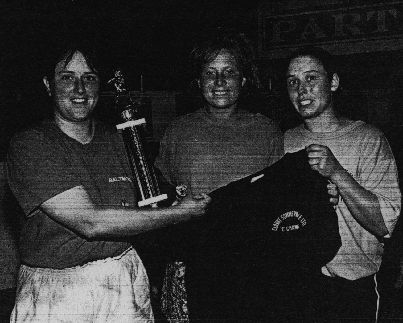 Softball -Grafton Tournament -1993 -Ladies-C Champs-Baltimore