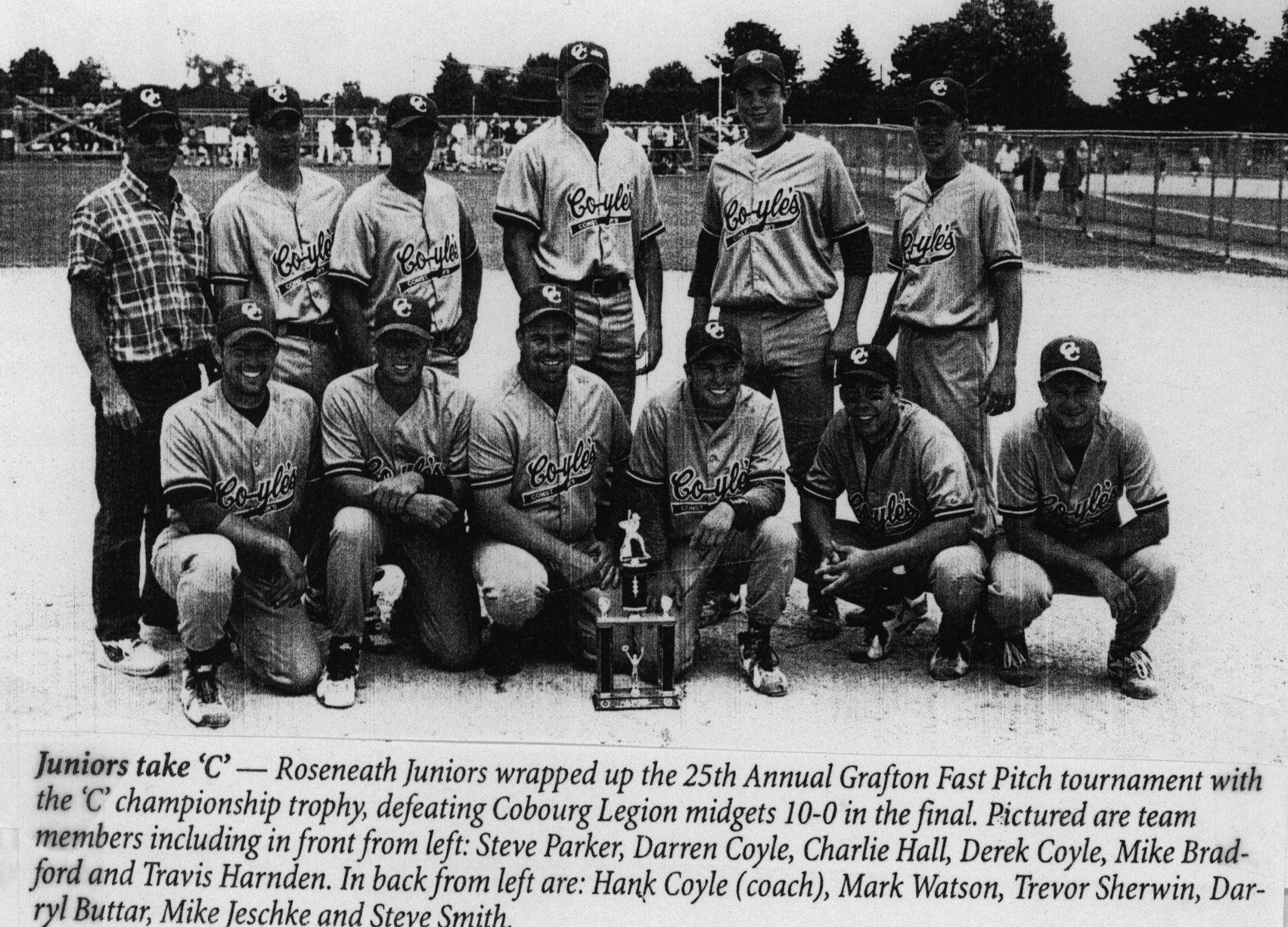 Softball -Grafton Tournament -1997 -Mens-C Champs-Roseneath Juniors