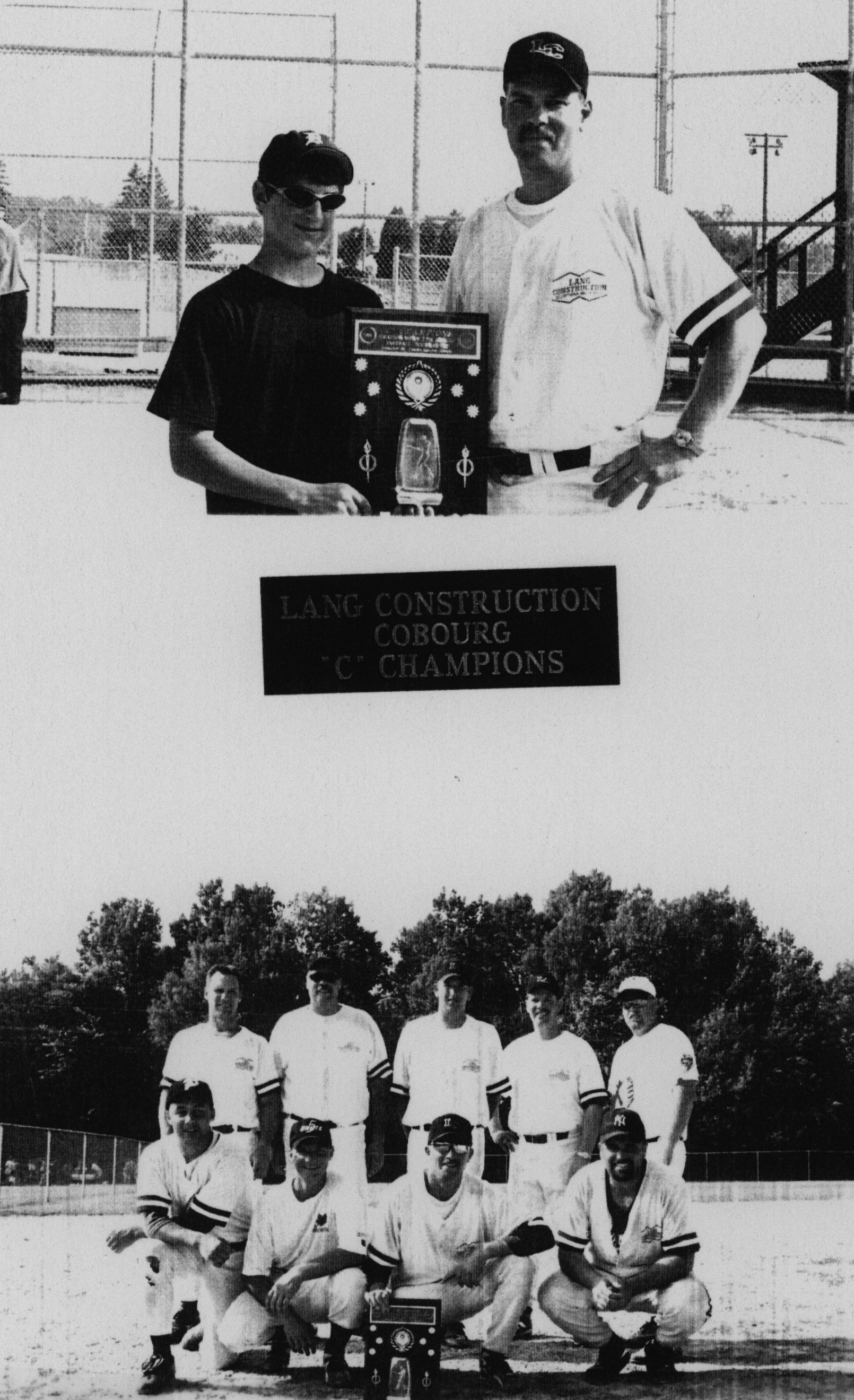 Softball -Grafton Tournament -2001 -Mens-C Champs-Lang Construction