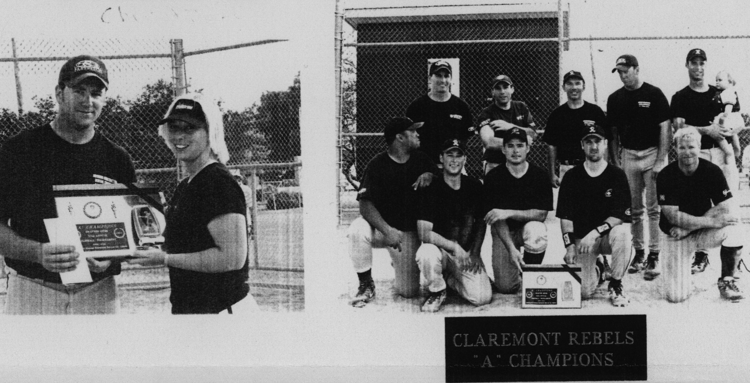 Softball -Grafton Tournament -2002 -Mens-A Champs-Claremont Rebels