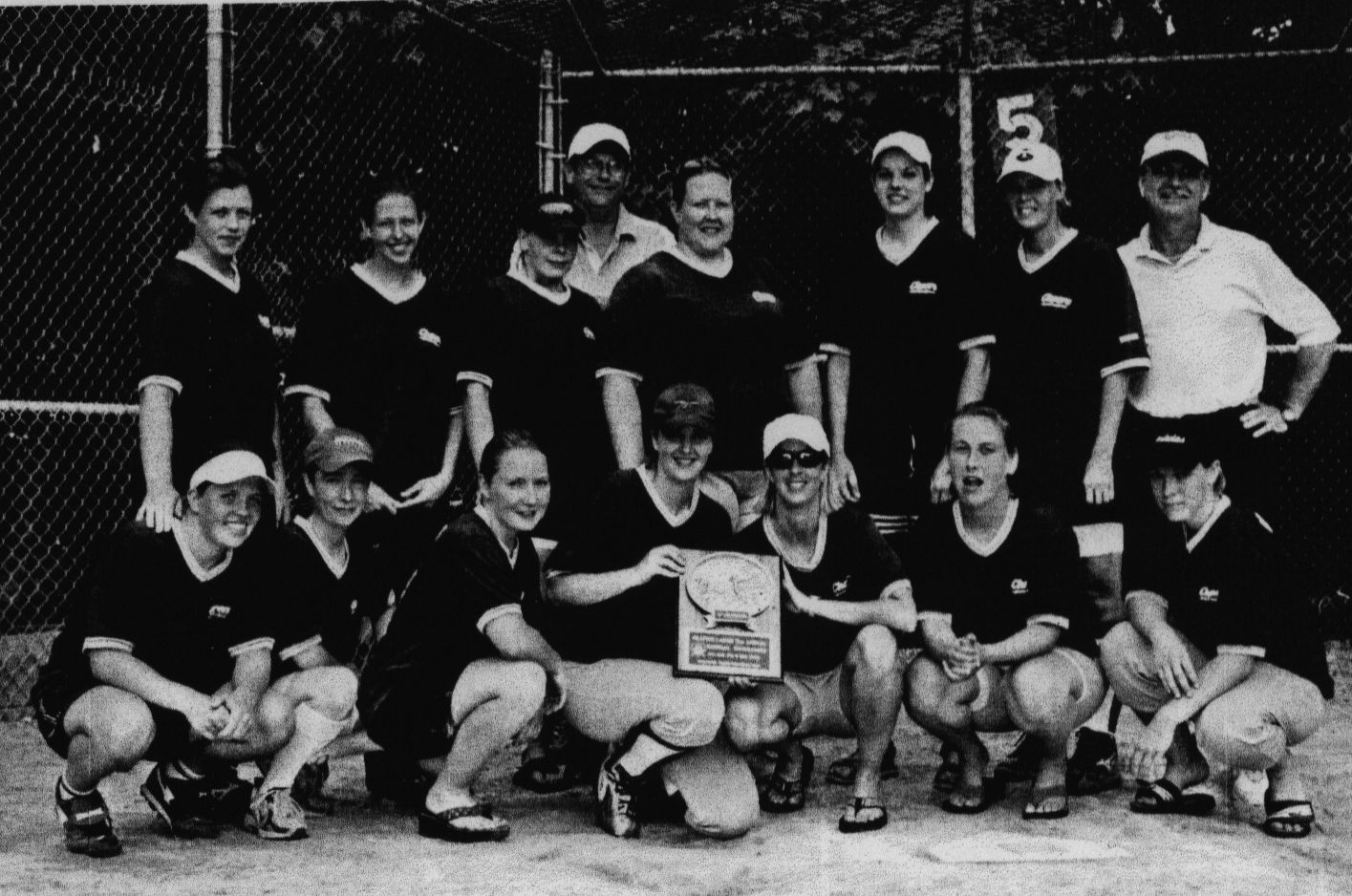 Softball -Grafton Tournament -2004 -Ladies-D Champs-Cheers Belleville