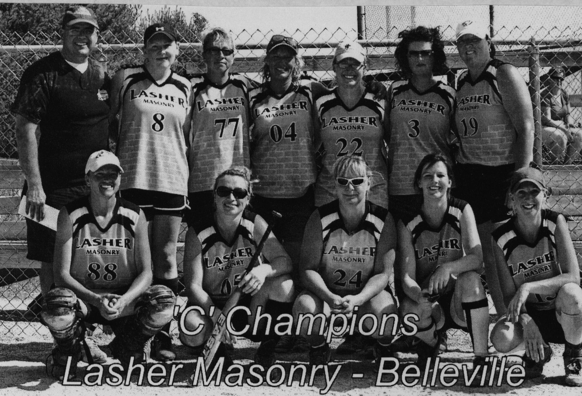 Softball -Grafton Tournament -2012 -Ladies-C Champs-Lasher Masonry