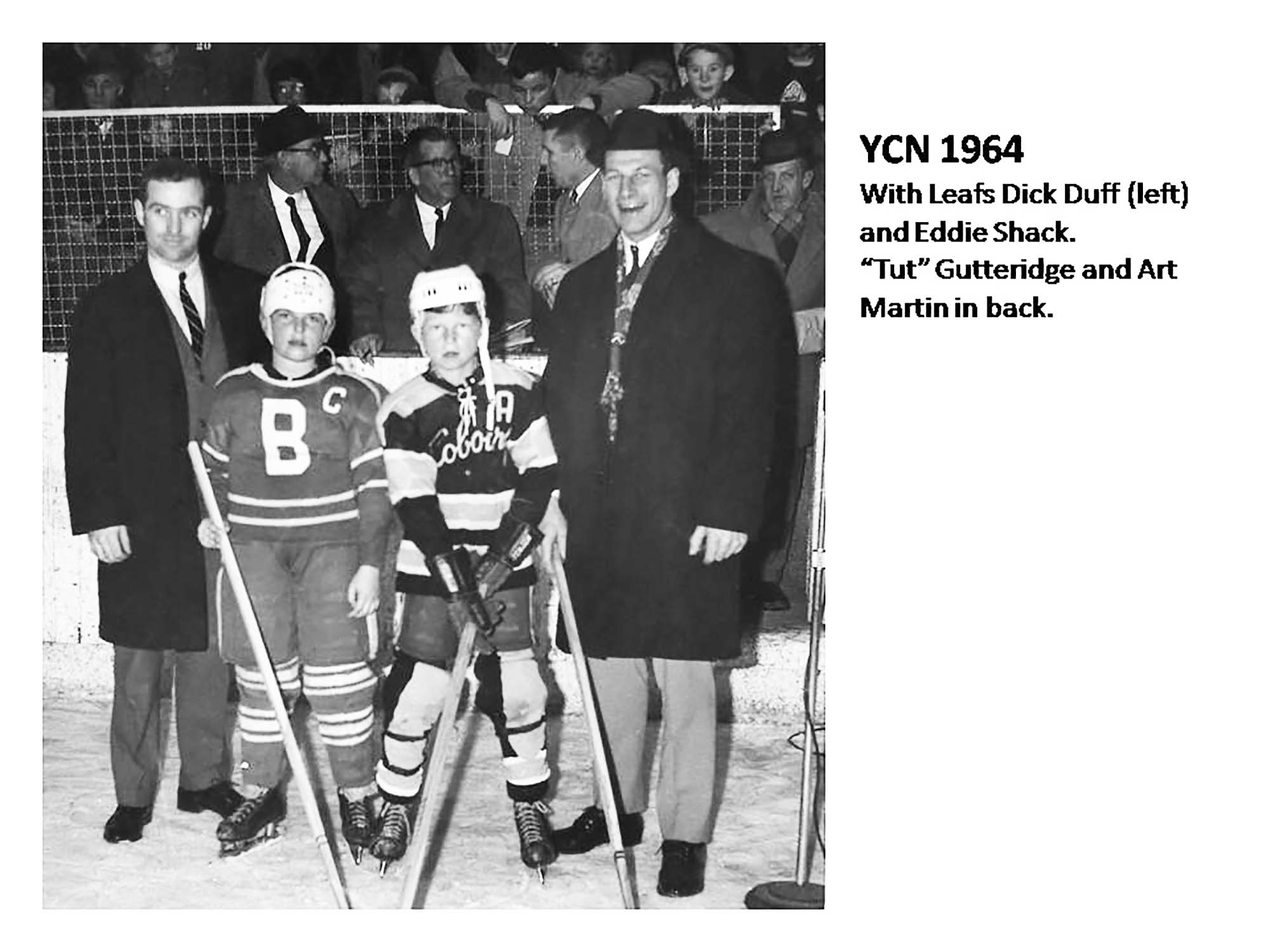 YCN-64-Leafs Dick Duff-Eddie Shack