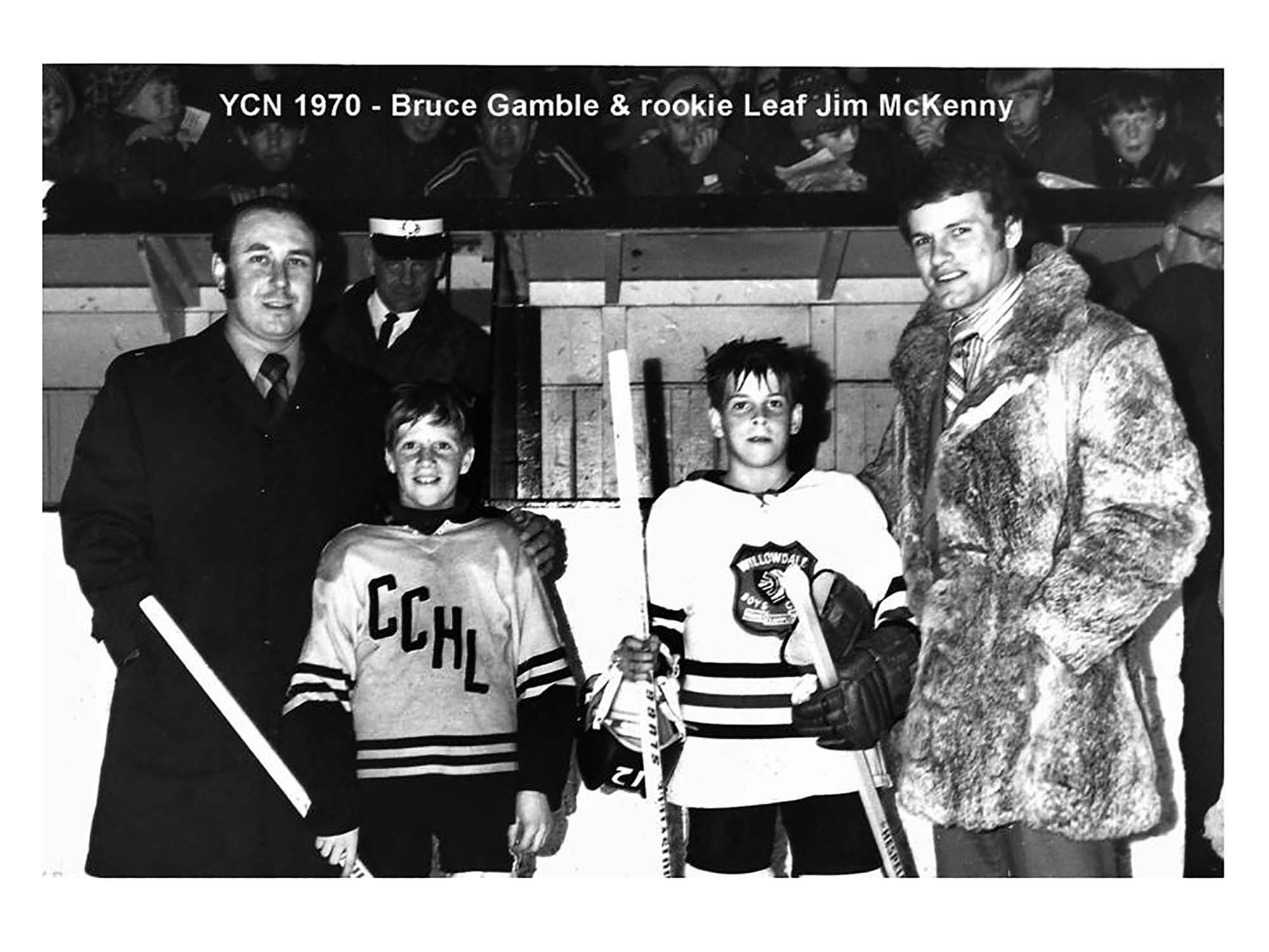 YCN-70-Bruce Gamble & Rookie Leaf Jim McKenny