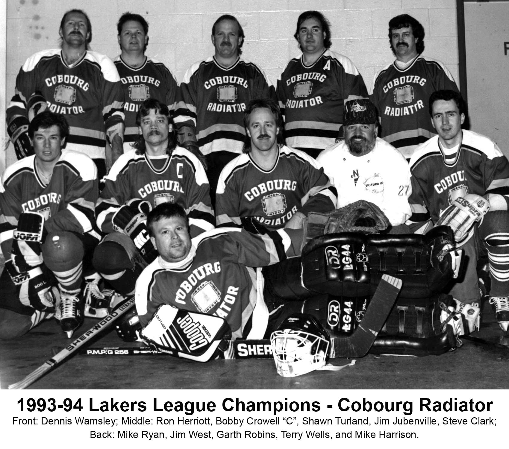 13JJ-1993-94 Lakers League -Champs-Cobourg Rad