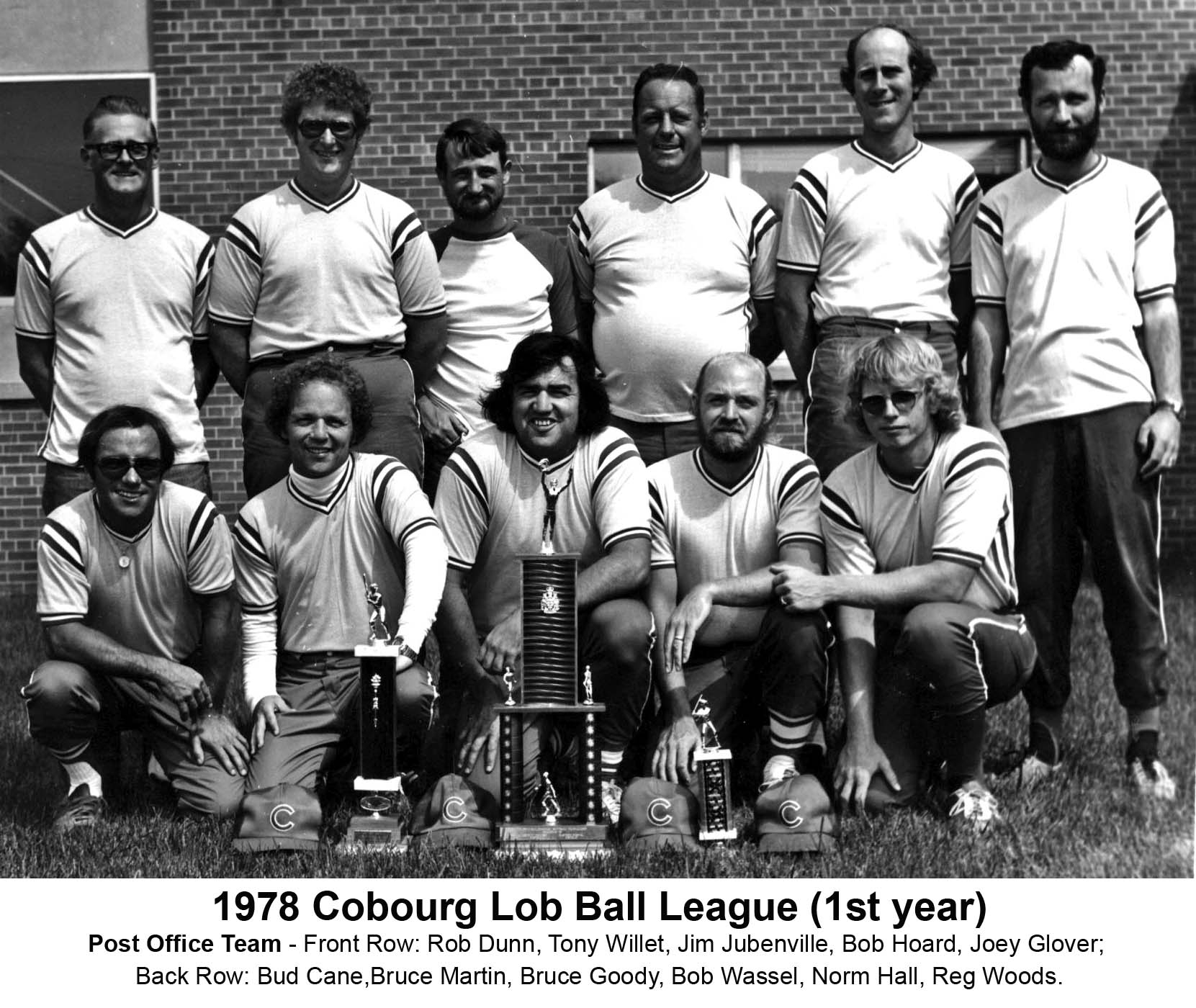 16JJ-1978 Cobourg Lob Ball League -Post Office Team
