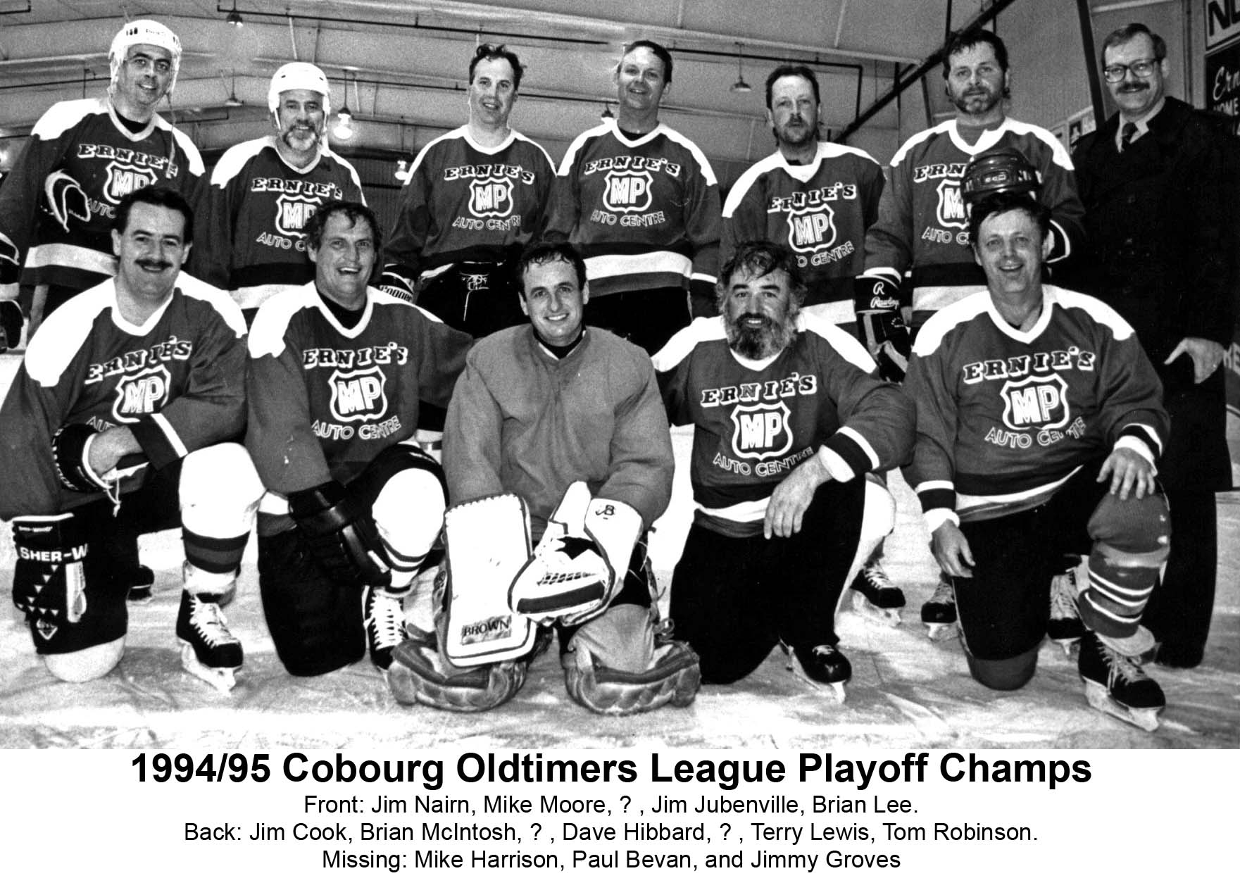 21JJ-1994-95 Oldtimers League -Playoff Champs