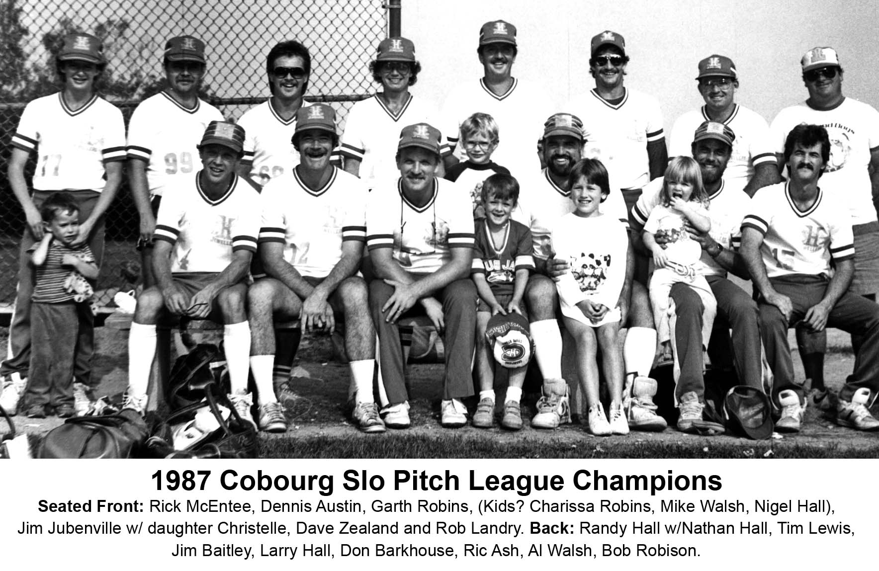 23JJ-1987 Cobourg Slow Pitch League -Champs