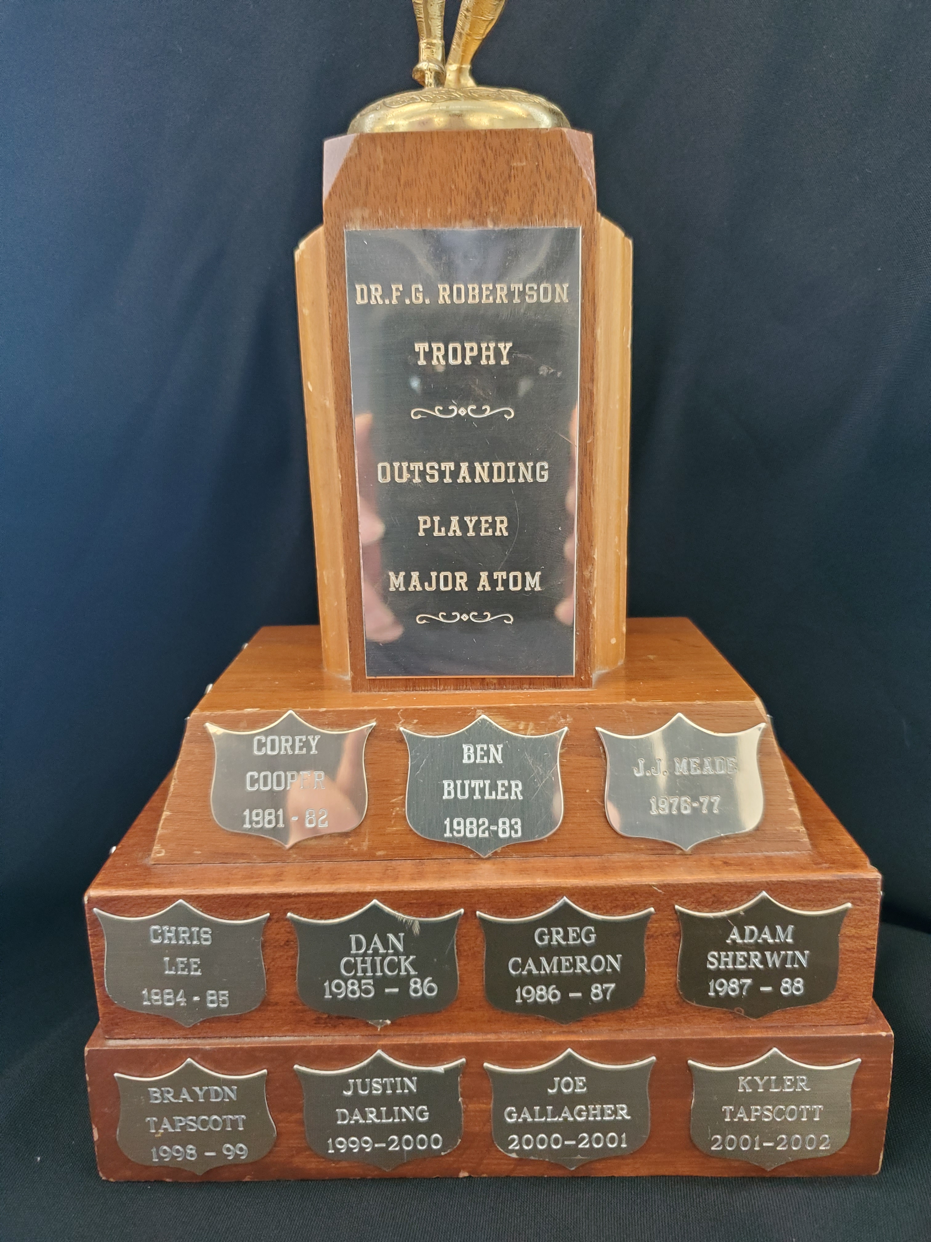 T&P-14 Dr FG Robertson Trophy – Outstanding Player Major Atom