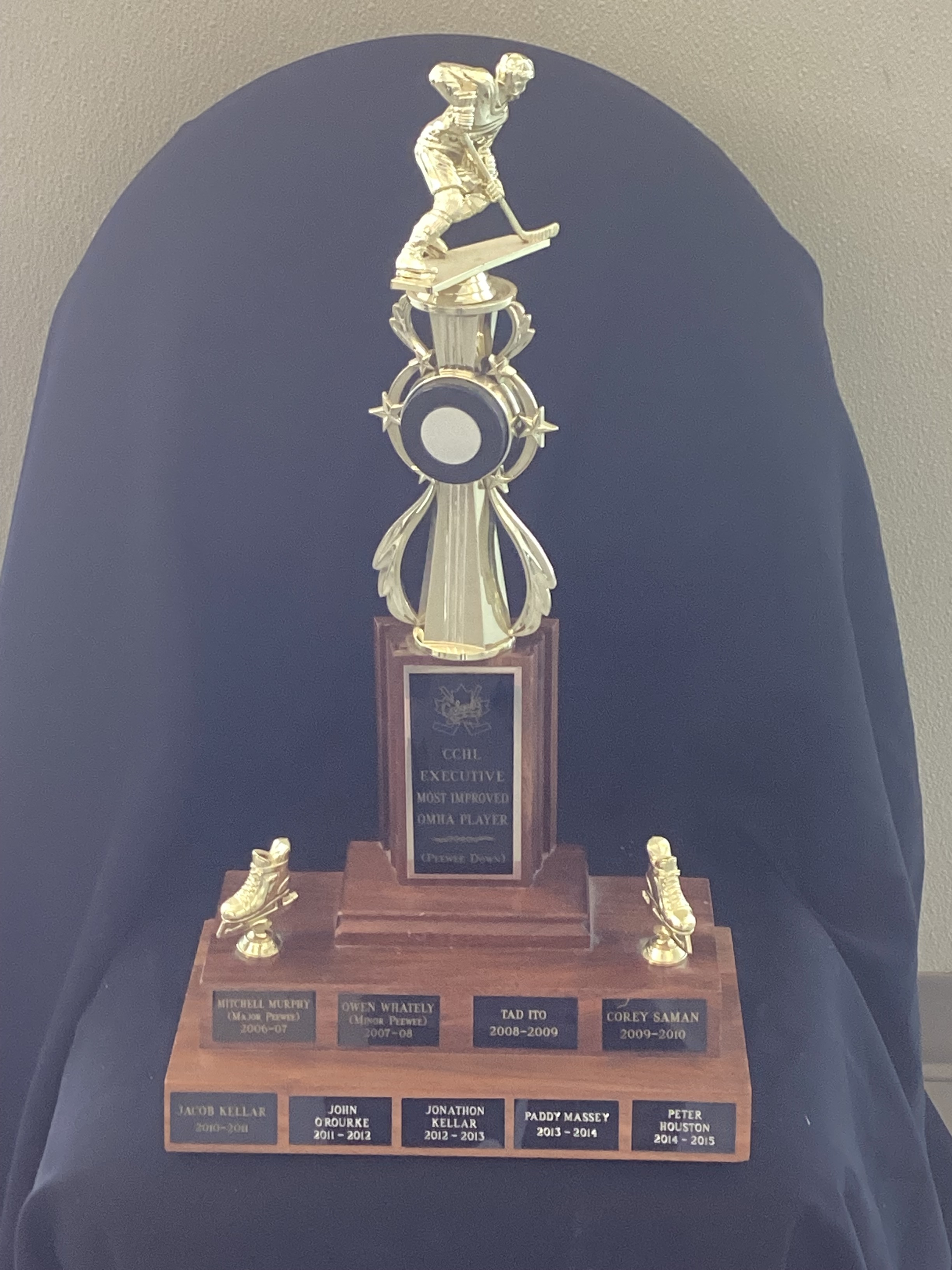T&P-27 CCHL Executive -Most Improved OMHA Player (PeeWee down)