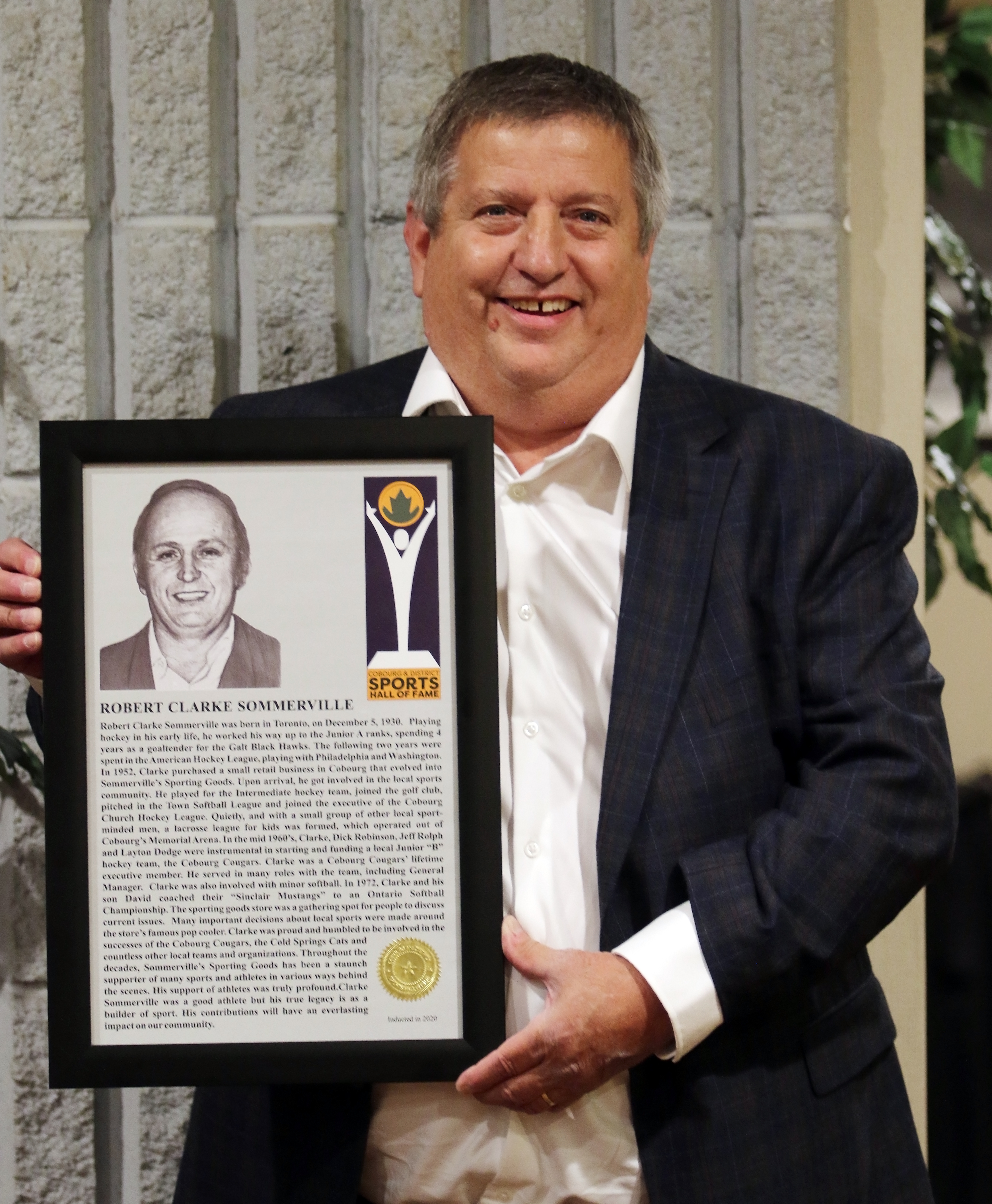 Inductee Rep Dave Sommerville