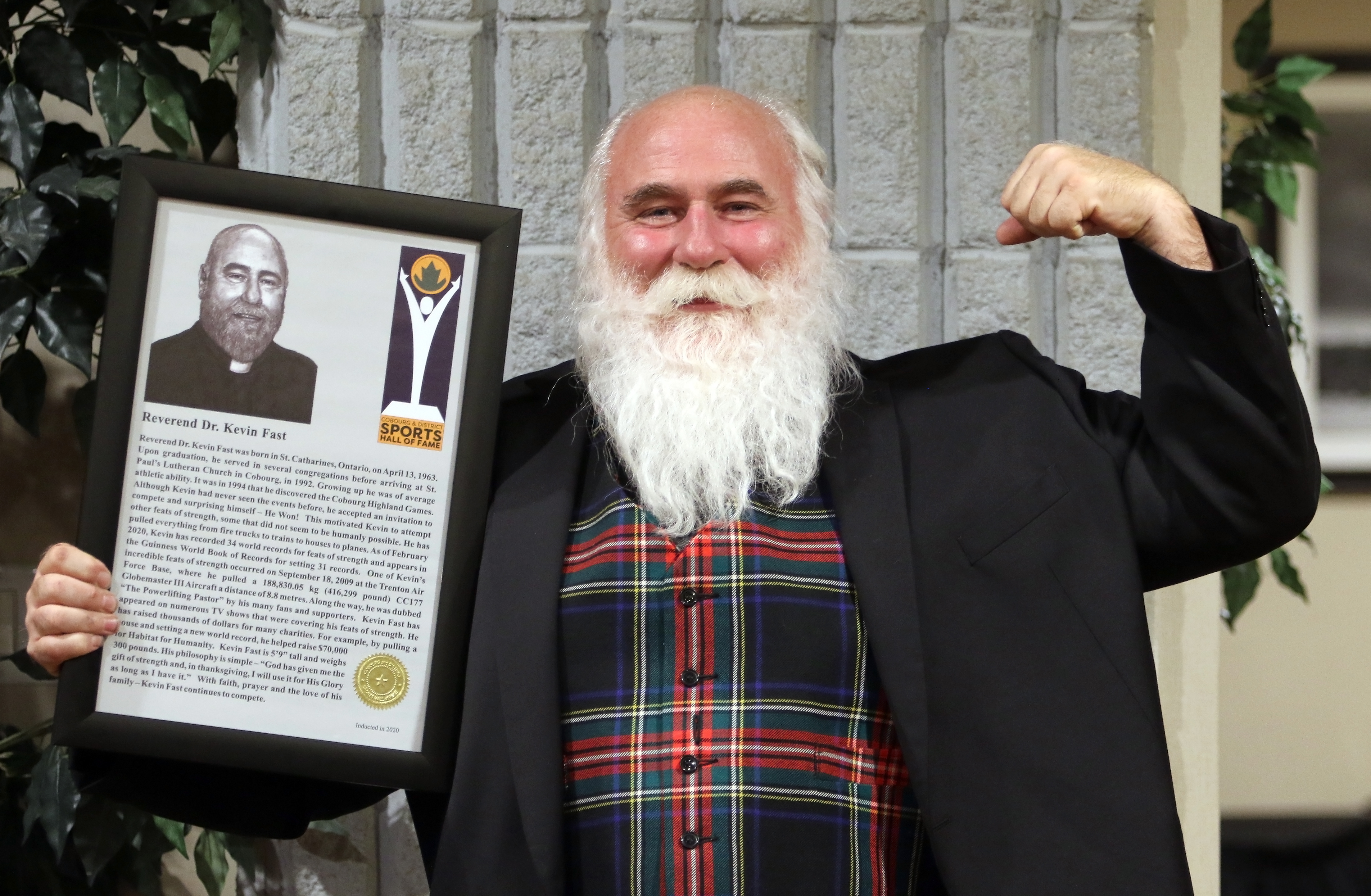 Inductee Rev Dr Kevin Fast