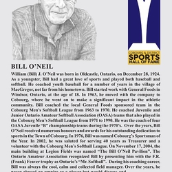 BILL O’NEIL