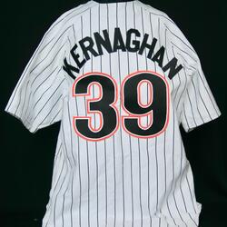 1992 Marty Kernaghan grey softball jersey