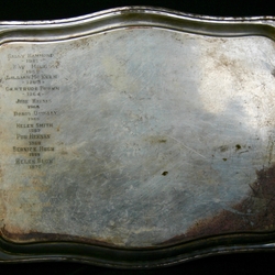 1961-73 golf silver tray-Ladies Low Net Champion