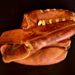 1953 left hand fast pitch leather softball glove