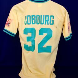 Cobourg Angels jersey worn by Patsy Currelly