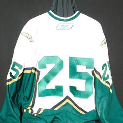 2009 Cobourg Cougars game jersey #25