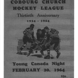 1964 CCHL Young Canada Night program