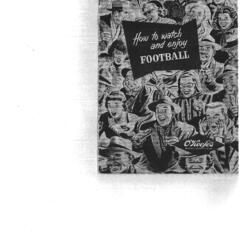 1951 Galloping Ghosts football booklet