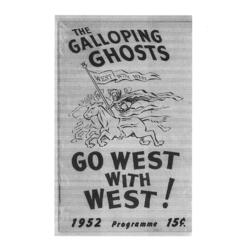 1952 Galloping Ghosts vs McMaster U program