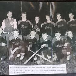 Neil Cane - Cobourg Meteor Fastball team photo