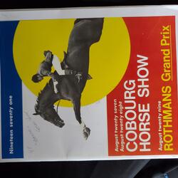 1971 Program for Cobourg Horse Show at DND grounds