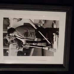 1970s 3 lady curlers photo Dalewood Curling Club