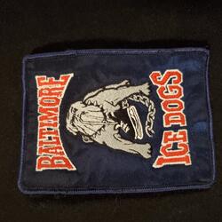 Neil Cane rectangular crest 'Baltimore Ice Dogs' w-logo