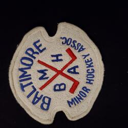 Neil Cane oval crest 'Baltimore Minor Hockey Association BMHA'