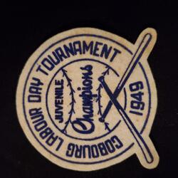 1949 Neil Cane crest Labour Day Tournament