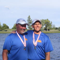 2011 nationals masters silver K2 - Jeremy Fowlie, Norm Clapp