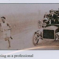 1910 Fred Simpson photo training as a professional