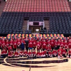 2018 LMBA 6 players part of TO Raptors training clinic