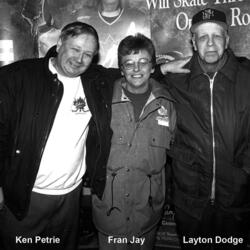 1996 CCHL photo Ken Petrie, Fran Jay, Layton Dodge