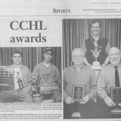 2001 Cobourg Community Hockey League annual awards