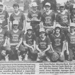 Ken Petrie-Cobourg Legion Suns Bantams 3rd in provincial tourney