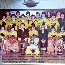 1971-72 Cobourg Cougars hockey team photo- Junior C