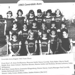 1965 Coverdale Aces Women's Fastball Team Photos