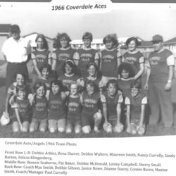 1966 Coverdale Aces Women's Fastball Team Photos