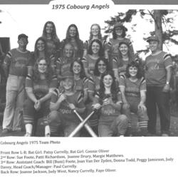 1975 Cobourg Angels Women's Fastball Team photos