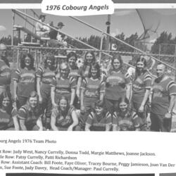 1976 Cobourg Angels Women's Fastball Team photos